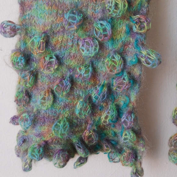 NWOT Hand made mohair shall - Picture 3 of 3